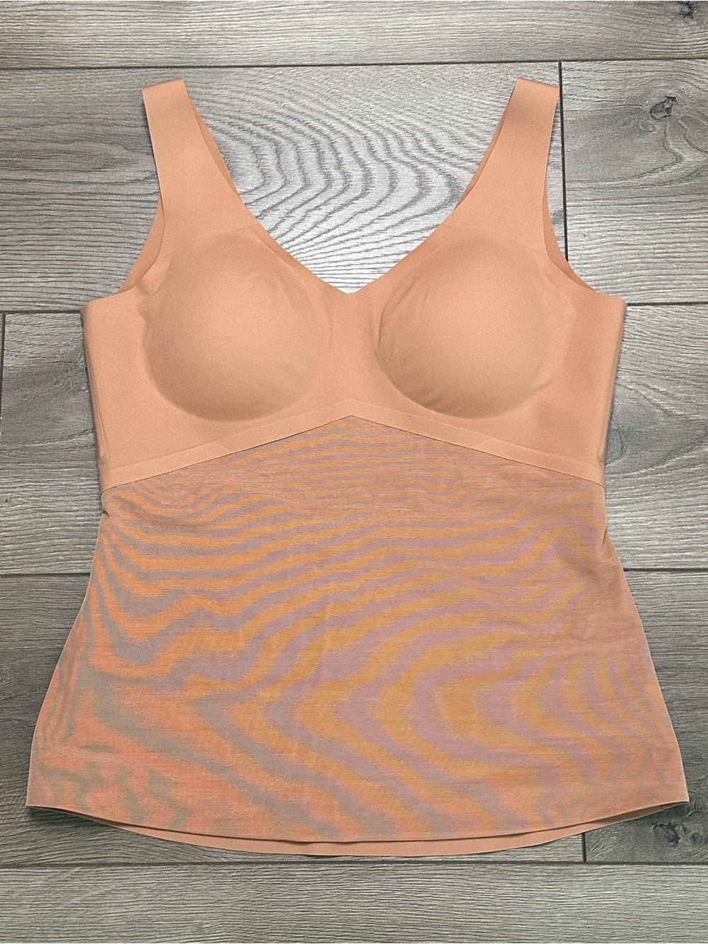 Honeylove LiftWear Wireless Shapewear Tank Camisole Nude Size Large